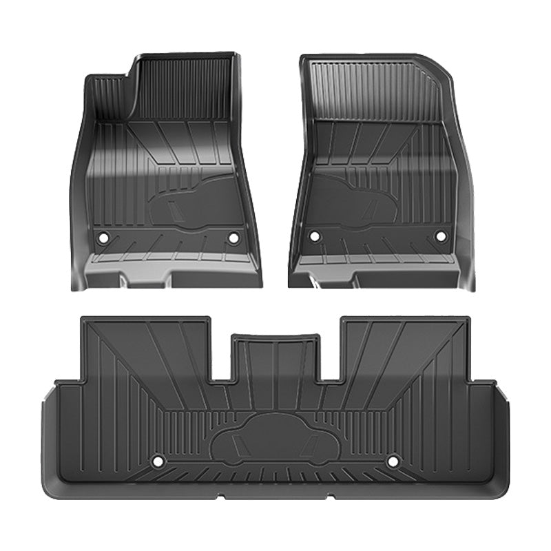 Custom-Fit TPE Car Floor Mats, Heavy-Duty 3D Molded, Waterproof, Eco-Friendly & Pedal-Safe
