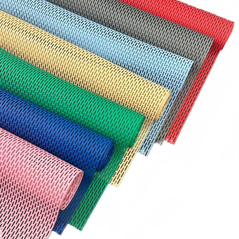 Non-Slip PVC Pool Drainage Mat, Open-Grid Anti-Slip, Dirt-Trapping, Cuttable, Multi-Scene Use