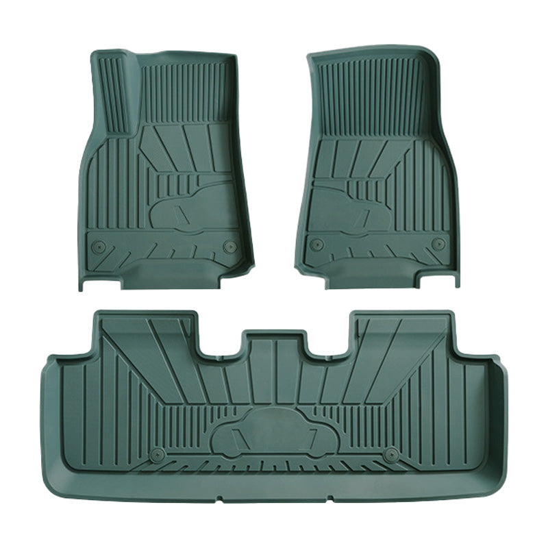 Custom-Fit TPE Car Floor Mats, Heavy-Duty 3D Molded, Waterproof, Eco-Friendly & Pedal-Safe