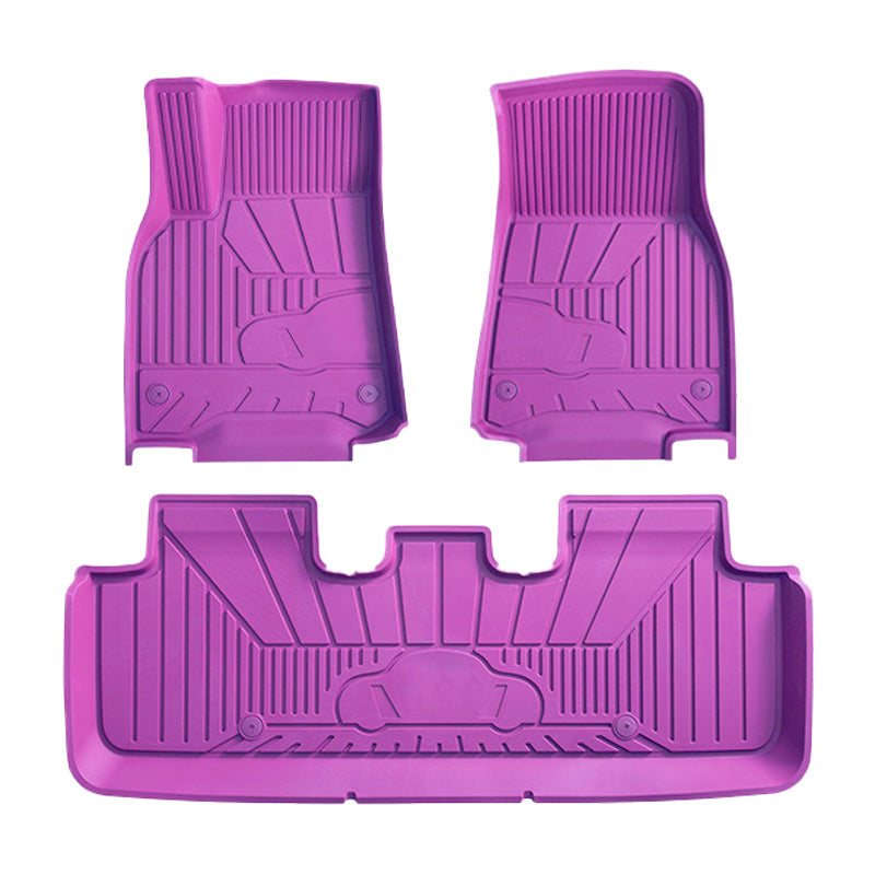 Custom-Fit TPE Car Floor Mats, Heavy-Duty 3D Molded, Waterproof, Eco-Friendly & Pedal-Safe