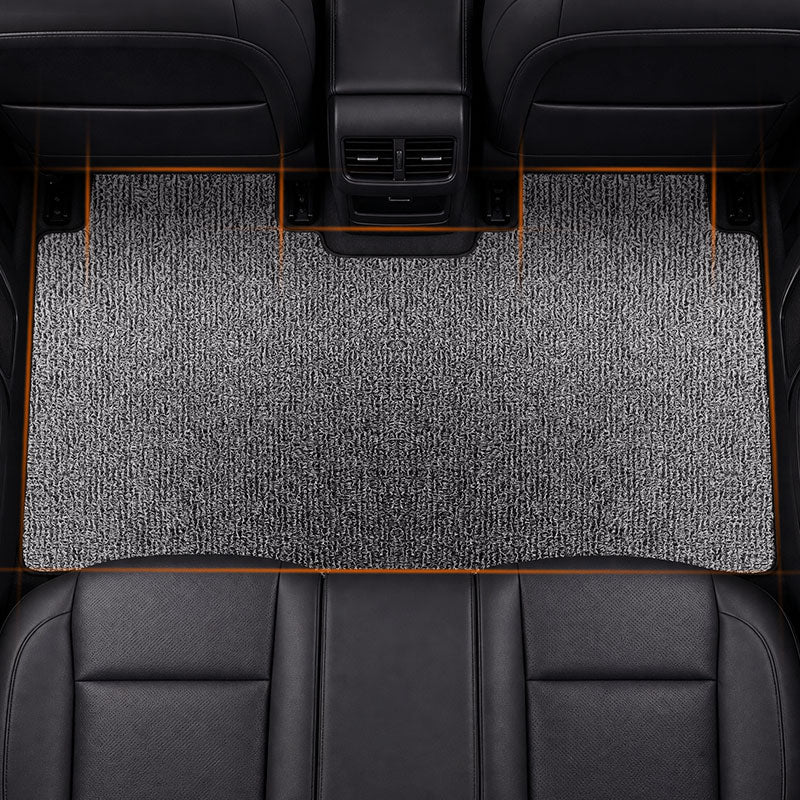 PVC Coil Car Floor Mat, Thick Noodle Loop, Dirt-Trapping, Waterproof, Custom-Cut Roll, Multi-Color Wholesale