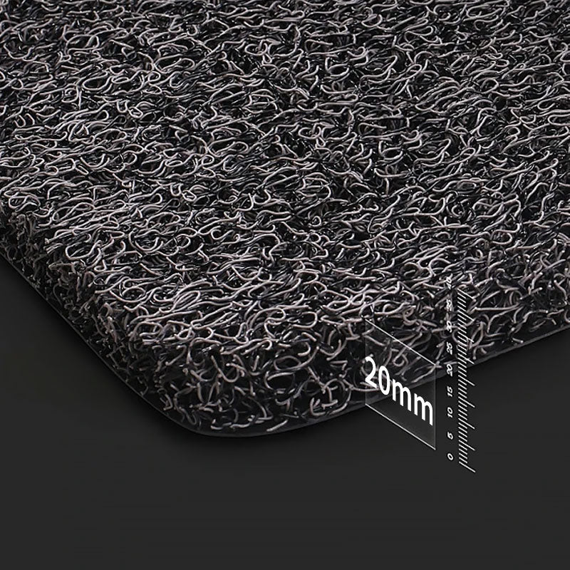 PVC Coil Car Floor Mat, Thick Noodle Loop, Dirt-Trapping, Waterproof, Custom-Cut Roll, Multi-Color Wholesale