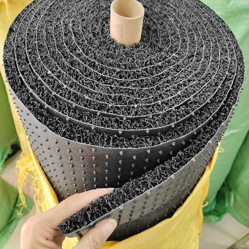 PVC Coil Car Floor Mat, Thick Noodle Loop, Dirt-Trapping, Waterproof, Custom-Cut Roll, Multi-Color Wholesale