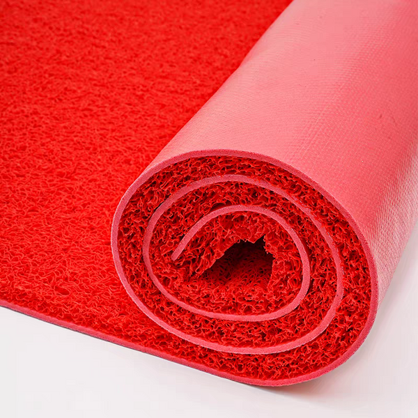 Foam-Backed PVC Coil Door Mat, Soft-Cushion Anti-Slip, Dirt-Scraping, Waterproof, Commercial & Home Use