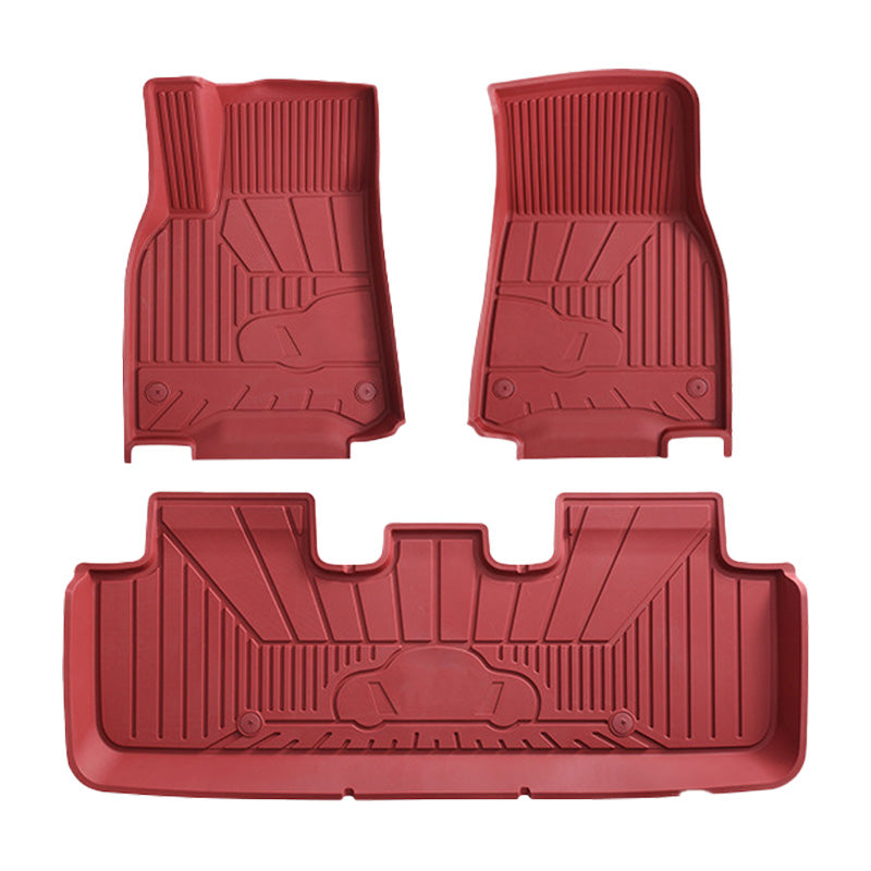 Custom-Fit TPE Car Floor Mats, Heavy-Duty 3D Molded, Waterproof, Eco-Friendly & Pedal-Safe