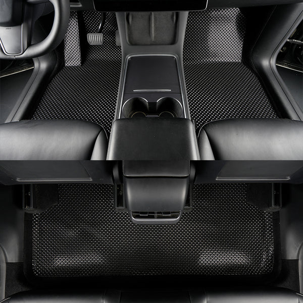 TPE Car Floor Mat Roll, Eco-Friendly, Waterproof, Custom-Cut, Black, Grey & Brown, Wholesale