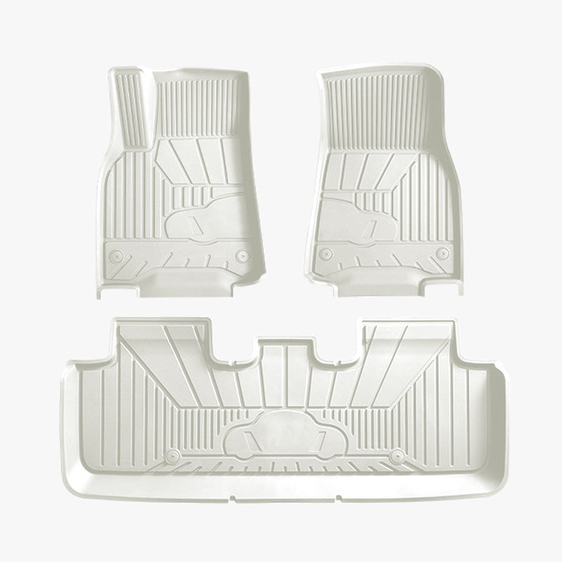 Custom-Fit TPE Car Floor Mats, Heavy-Duty 3D Molded, Waterproof, Eco-Friendly & Pedal-Safe