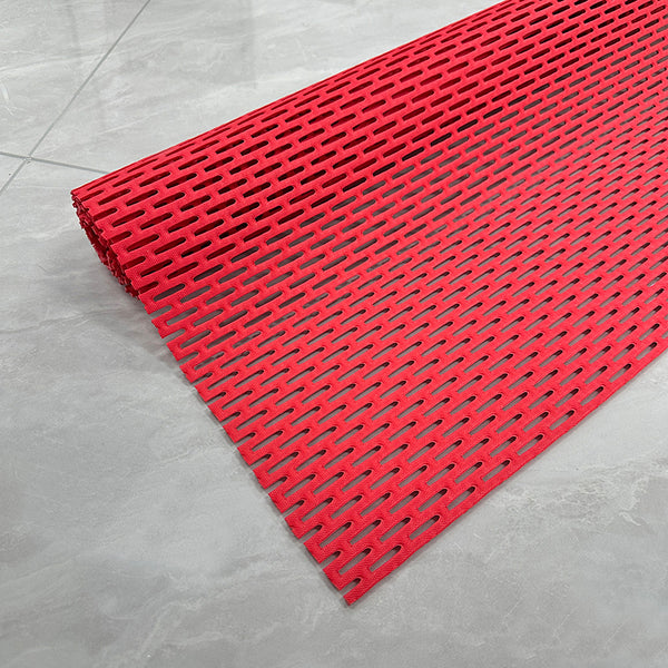 Non-Slip PVC Pool Drainage Mat, Open-Grid Anti-Slip, Dirt-Trapping, Cuttable, Multi-Scene Use