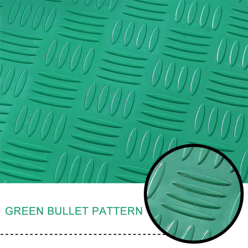 Industrial-Grade PVC Anti-Slip Floor Mat Roll, Herringbone Pattern, Heavy-Duty, Pool, Wet Area & Stairway Use