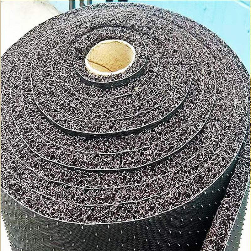 PVC Coil Car Floor Mat, Thick Noodle Loop, Dirt-Trapping, Waterproof, Custom-Cut Roll, Multi-Color Wholesale