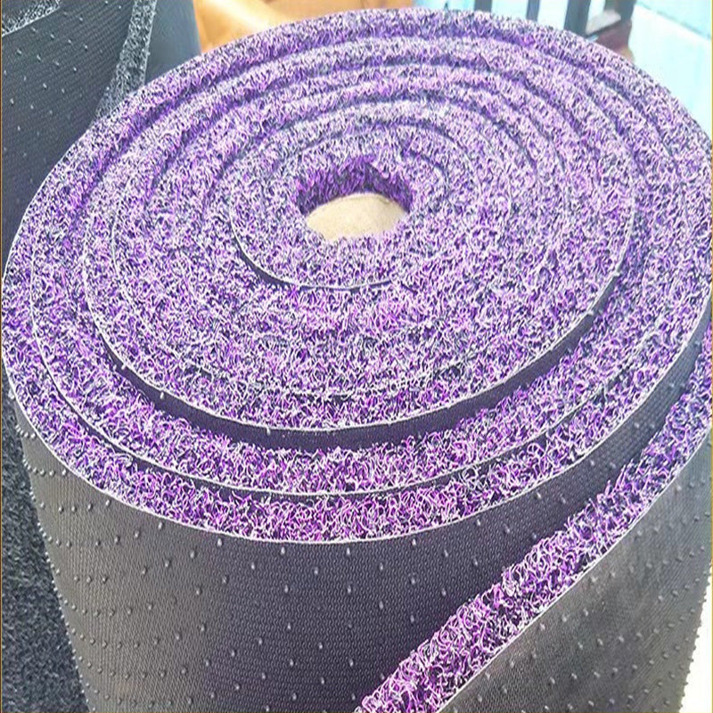 PVC Coil Car Floor Mat, Thick Noodle Loop, Dirt-Trapping, Waterproof, Custom-Cut Roll, Multi-Color Wholesale