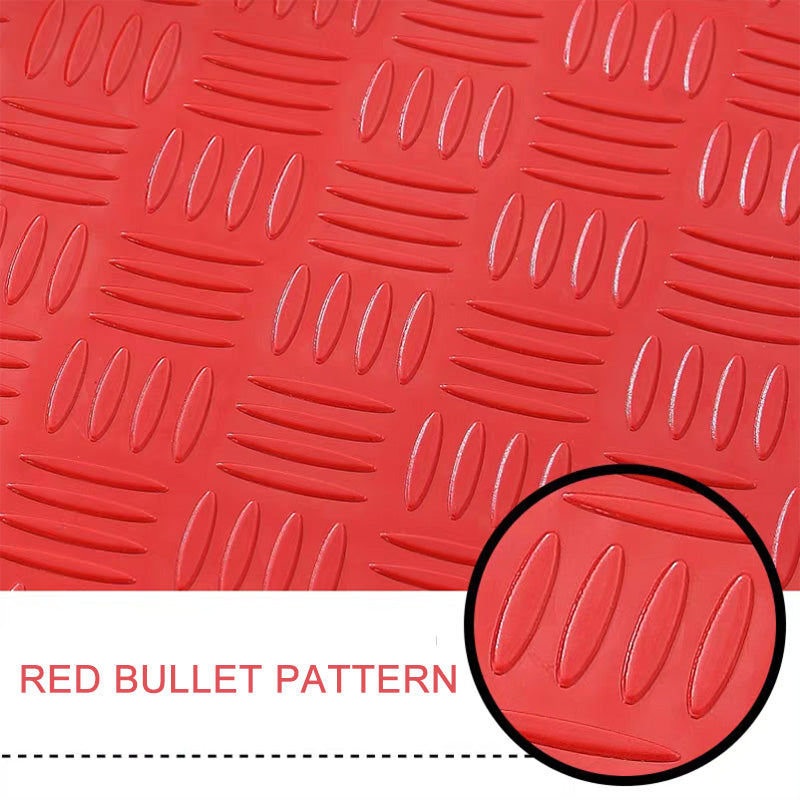 Industrial-Grade PVC Anti-Slip Floor Mat Roll, Herringbone Pattern, Heavy-Duty, Pool, Wet Area & Stairway Use
