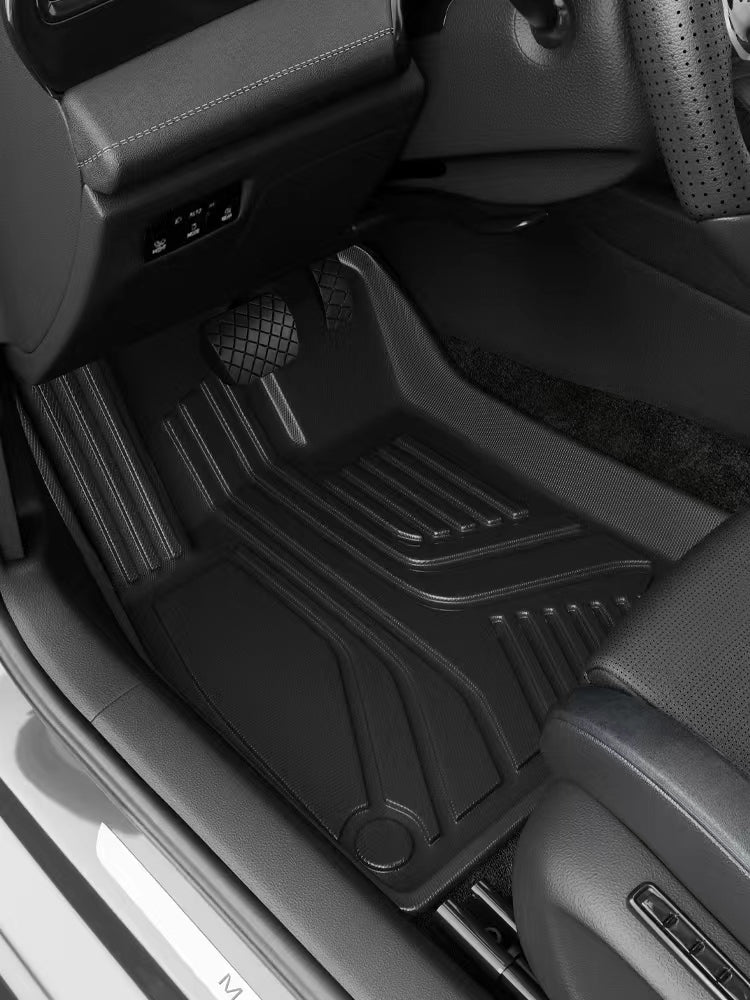 Custom-Fit TPE Car Floor Mats, Heavy-Duty 3D Molded, Waterproof, Eco-Friendly & Pedal-Safe