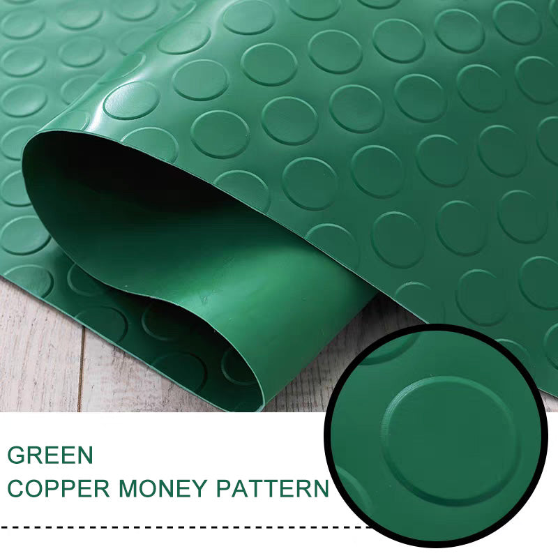 Industrial-Grade PVC Anti-Slip Floor Mat Roll, Herringbone Pattern, Heavy-Duty, Pool, Wet Area & Stairway Use